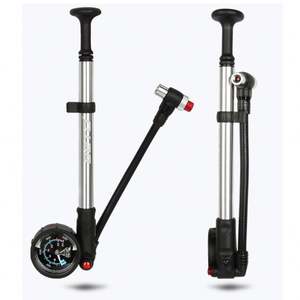 מיני לחץ גבוה 400psi אלומיניום משאבת יד משאבת אוויר עם מד ידית עבור מתנפחים צמיג אחורי - Product Image 1