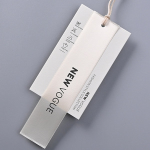 Etiquetas de Papel <span class=keywords><strong>para</strong></span> <span class=keywords><strong>Ropa</strong></span> con Logotipo Personalizado, Etiquetas <span class=keywords><strong>para</strong></span> <span class=keywords><strong>Ropa</strong></span> de Hombre y Mujer, Etiquetas Colgantes con Marca Registrada, Diseño de Etiqueta de Precio con Cinta - Product Image 1