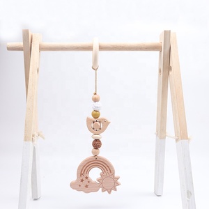 Colgantes de <span class=keywords><strong>cuna</strong></span> <span class=keywords><strong>para</strong></span> recién nacido, juguetes educativos de madera, decoración <span class=keywords><strong>para</strong></span> habitación infantil, sonajeros, juego de madera, gimnasio, juego <span class=keywords><strong>colgante</strong></span> - Product Image 2