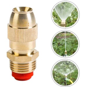 Garden Patio Greenhouse Brass Misting Nozzles 1/2 Inch High <b>Pressure</b> Spray Mister Nozzles Adjustable Misting System Nozzle - Product Image 5