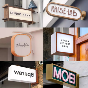 Letrero Publicitario con Logotipo Personalizado, Caja de Luz Giratoria de Acrílico con Blister, Cartel con Nombre de Empresa - Product Image 5