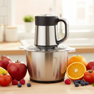 Picadora de Alimentos de Cocina en Oferta en China, Mezcladora de Verduras, Cortadora de Alimentos de 3 y 4 Litros, Herramienta Picadora de Carne de Alta Velocidad con Mango, Varios Colores - Product Image 1