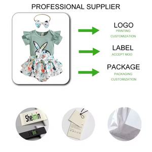 Nouveaux Articles pour Bébés Nouveaux-nés Tenues une Pièce Combinaisons Grenouillères Bodies Coffret Cadeau 2 Pièces Grenouillères Simples pour Bébés - Product Image 3