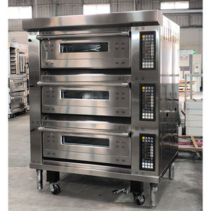 เตาอบอุตสาหกรรมสำหรับร้านเบเกอรี่ 1-3 ชั้น พร้อมถาดอบ 2-9 ถาด สำหรับอบ<span class=keywords><strong>ขนมปัง</strong></span> คุกกี้ พิซซ่า บาแกตต์ และวัตถุดิบข้าวโพด - Product Image 3