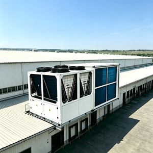 Unité de climatisation intégrée sur toit, tout-en-un, AHU et refroidissement, climatiseur industriel haute efficacité pour grands espaces - Product Image 1