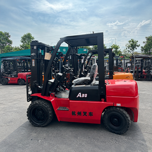 Used 3 Ton Diesel Forklift Heavy Load IC Engine Counterbalance <strong>Truck</strong> Warehouse Paved Yard - Product Image 5