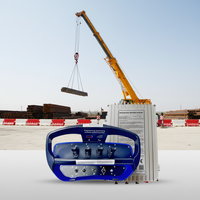 Grúa Móvil Hidráulica Industrial Automática con Control Remoto, 4 Palancas de Mando, Inalámbrica, IP68, Resistente al Agua, Alcance de 500 m, Piezas de Grúa