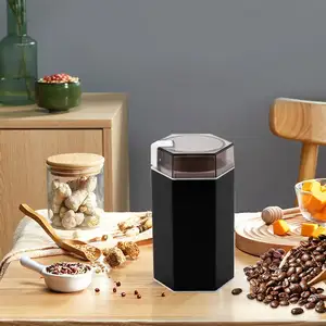 Mini moedor de grãos de café, máquina elétrica de moer grãos de café seco e molhado para casa