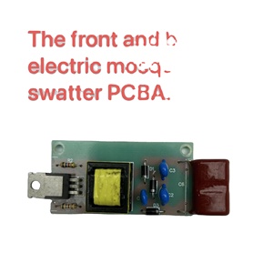 แผงวงจรควบคุมไม้ตียุงไฟฟ้าอัจฉริยะ PCBA OEM สีเขียว ล้างทำความสะอาดได้ ผลิตจากทองแดง ผลิตตามสั่ง ผลิตในจีน กระแสไฟฟ้าแรงสูง - Product Image 4