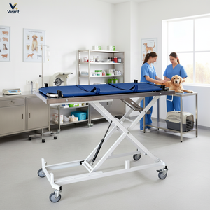Faltbare Edelstahl-Tierrettungstrage Veterinär-Notfalltransportwagen für Hunde, Katzen und Tierkliniken - Product Image 6