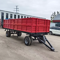 Bac de transport agricole universel en acier/galvanisé pour remorque de tracteur, bac de logistique agricole