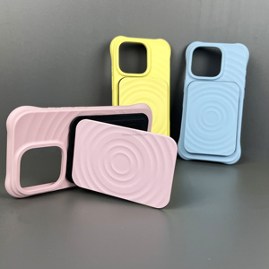 Tùy chỉnh 3D gợn thiết kế Silicone Trường hợp với sợi nhỏ bên trong cho iPhone 17 Pro Max chống vân tay tùy chỉnh màn hình in ấn - Product Image 4