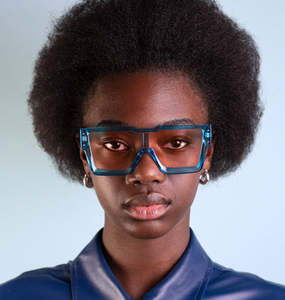 Lmamba 3947 Gafas de Sol de una Pieza con Marco Grueso, Diseño de Lujo, Marca de Moda, Gafas de Sol Extra Grandes para Mujer, Retro para Hombre, Alta Calidad 2024 - Product Image 3