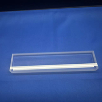 Plaque en verre de silice fondue résistante à la chaleur personnalisée, substrat en verre de silice transparent, plaque en quartz percée, travail manuel