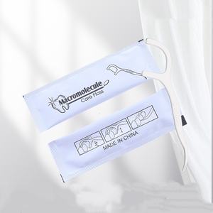 Hilo Dental Universal en Paquete a Granel, Dos en Uno, para Limpieza Dental, Biodegradable, de Polietileno Blanco, para Hotel - Product Image 1