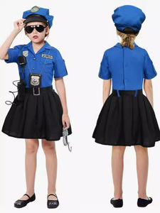 Costume de cosplay pour enfants en polyester, pompier/avocat/médecin/infirmière/ingénieur - Product Image 5