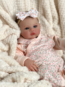 NPK 18 pouces/45 cm fait à la main Art réaliste Reborn Baby Doll mignon Silicone nouveau-né cadeau de Noël jouets nouveau-né bébé poupées - Product Image 4
