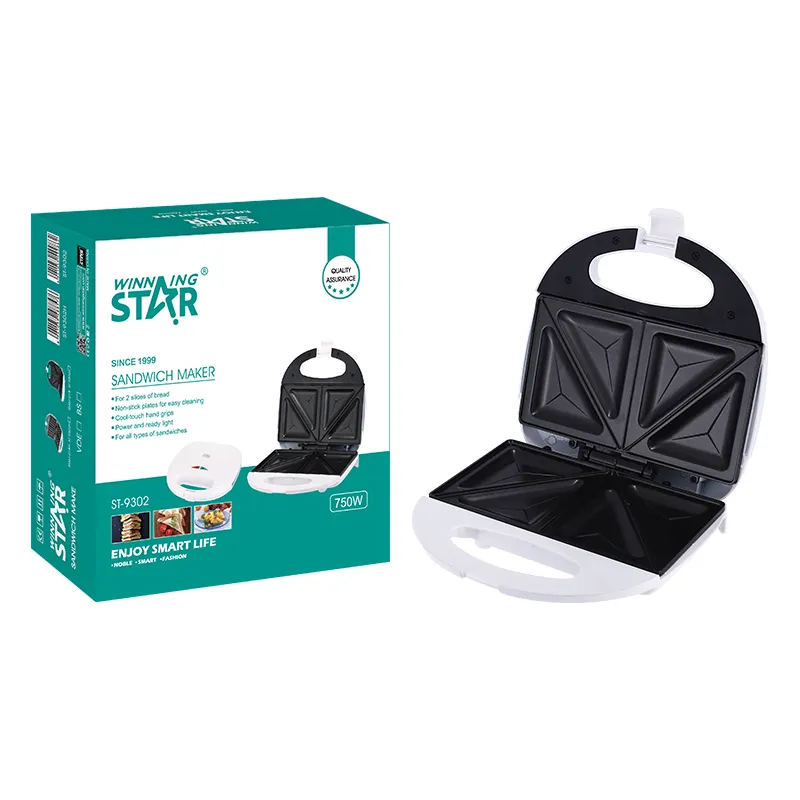 WINNING STAR Mini New Home Appliance tostapane ST-9302 Grill Breakfast Electric Press Sandwich Maker