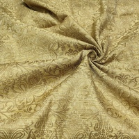 Tissu brocart traditionnel respirant, léger et à séchage rapide, style jacquard riche, tissé pour textiles de maison, vêtements ethniques, robes et chemisiers