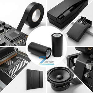 <span class=keywords><strong>Film</strong></span> BOPET Noir Mat Haute Résistance Écologique pour Diaphragmes de Haut-Parleurs et Composants Acoustiques - Performance Audio Stable - Product Image 5
