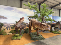 Modelo de Dinosaurio Animatrónico T-Rex de Alta Simulación, Tiranosaurio Rex Electrónico Animado para Exhibición en Museos
