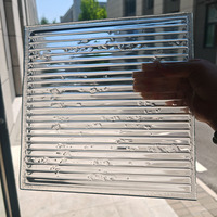 Verre trempé massif à motifs Art Déco de 10 mm, 12 mm, 20 mm pour portes décoratives, cloisons d'hôtel, escaliers, supermarchés