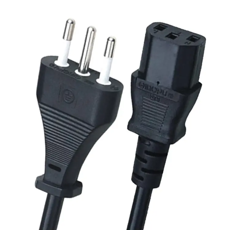 High Quality Italy 3pin Plug Power Cable 3Pin Plug Extension Cord