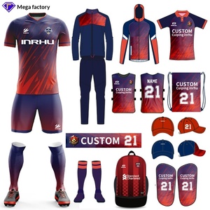 Traje de Entrenamiento de Fútbol con Logotipo Impreso, Uniforme de Competición para Equipos, Transpirable, de Secado Rápido, de Poliéster, para Todas las Temporadas - Product Image 6