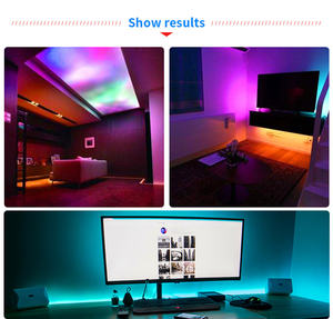 Décoration de noël fond APP contrôle rvb rétro-éclairage USB LED bandes lumineuses intelligentes pour TV rétro-éclairé jeu d'écran d'ordinateur - Product Image 3