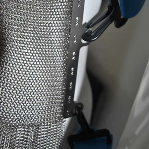 Tablier de boucher en maille d'acier inoxydable 316, résistant aux coupures, 55*70cm, avec sangle d'épaule réglable - Product Image 6