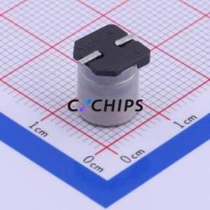 Condensateur électrolytique hybride solide-liquide en aluminium SMD EEHZA1V151P, D8xL10.2mm 150uF 20% 35V 345mA-100Hz - Product Image 2