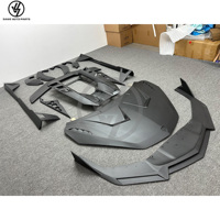 Nouveau kit carrosserie complémentaire Saive en fibre de carbone sèche brillante tissée sergé, emballé sous vide, ajustement 1:1, pour Lamborghini Revuelto : Cache-moteur et pare-chocs