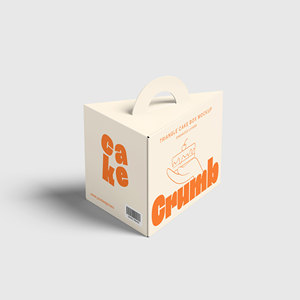 Caja de Papel Triangular Personalizada para Pastel con Ventana Transparente de PET y Asa Portátil para Empacar Rebanadas de Pastel de Queso, Tarta, o Productos de Panadería - Product Image 5