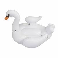 Cygnes gonflables personnalisés pour la natation, radeaux épaissis à gonflage rapide, jouets aquatiques pour fêtes à la piscine, OEM disponible 200x130x110CM