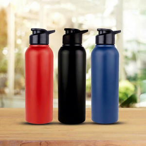 Stainless Steel Lightweight Sipper <b>Bottle</b> 1000ml Vacuum Insulated <b>Water</b> Flask Leakproof Wide Mouth Portable 12-24 Hours Heat - Product Image 1