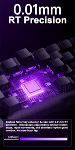 Bàn phím chơi game cơ học 8K RGB TKL Ba chế độ 61 phím với công tắc từ & hiệu ứng hội trường kích hoạt nhanh tốc độ bắn nhanh - Product Image 6