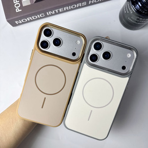 Custodia Magnetica Bicolore di Lusso per <span class=keywords><strong>iPhone</strong></span> 17 16 15 14 13 <span class=keywords><strong>12</strong></span> <span class=keywords><strong>Pro</strong></span> <span class=keywords><strong>Max</strong></span> con Protezione Rialzata per <span class=keywords><strong>Fotocamera</strong></span> e Copertura Completa Antiurto - Product Image 1