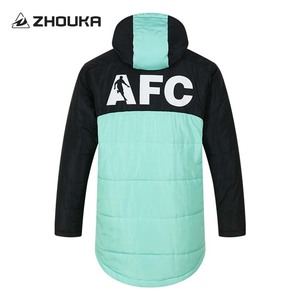 Giacca da <span class=keywords><strong>Calcio</strong></span> Personalizzata con Stampa Integrale, Calda e Impermeabile, Imbottita con Cappuccio per Allenamento Invernale di Squadra - Product Image 3