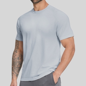 Camisetas Deportivas Casuales Lisas de Alta Calidad Personalizadas LEKEPAI, Camisetas Transpirables de Secado Rápido sin Costuras para Gimnasio y Fitness para Hombre - Product Image 2