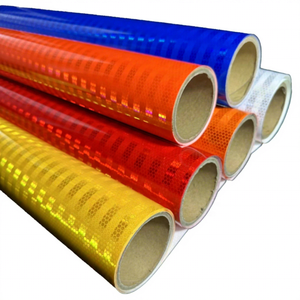 Película Reflectante de Vinilo en Rollo de PVC Microprismático de Grado de Ingeniería de Alta Intensidad y Autoadhesiva - Product Image 1