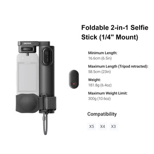 ไม้เซลฟี่ Insta360 รุ่น Extended Edition ทำจากคาร์บอนไฟเบอร์ สำหรับกล้อง X5 X4 X3 GO 3 Ultra RS ONE อุปกรณ์เสริมสำหรับกล้องแอคชั่น - Product Image 6
