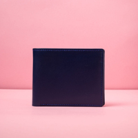 Porte-cartes en cuir PU pour hommes, mini portefeuille fait main, vente en gros 2025, portefeuilles en cuir personnalisés décontractés et élégants