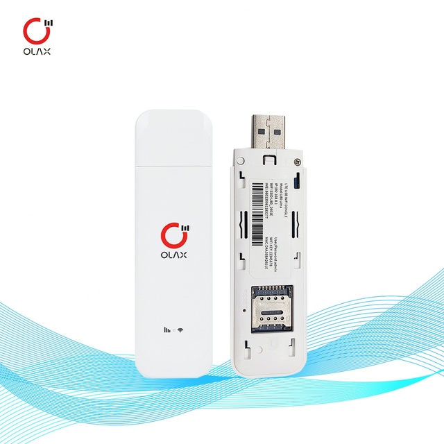 For OLAX U80 High-Speed 4G LTE WiFi Modem 150Mbps Wireless Card 4G USB Dongle with Firewall VoIP VPN for Home Use