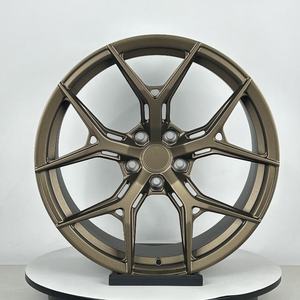 Jante monobloc forgée à profil profond concave, avec blocage central personnalisé 5x112 5x120 5x130, moyeu de roue pour Porsche Ferrari Lamborghini - Product Image 3