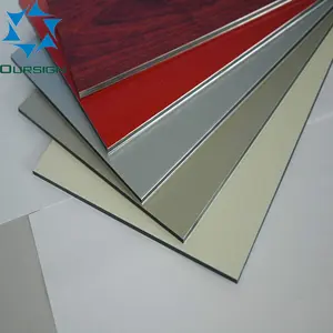 Panneau composite en aluminium OURSIGN 3mm 4mm revêtement PE/PVDF panneaux ACP pour décoration murale