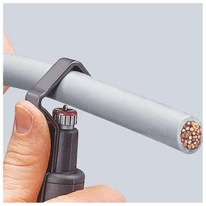 KNIPEX 16 30 135 SB Herramienta de pelado para corte en espiral cuerpo de plástico resistente a los golpes 135 mm - Product Image 4