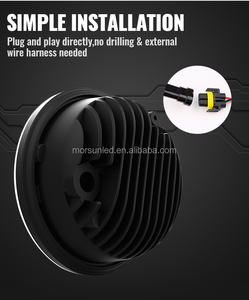 Luz Antiniebla LED DOT para <span class=keywords><strong>Harley</strong></span> <span class=keywords><strong>Davidson</strong></span> Glide, Road King, Yamaha V Star 950, Faro Sellado Blanco, Accesorios de Iluminación - Product Image 4