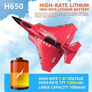 XIAXIU Raptor H650 Avion RC 3-en-1 (Mer, Terre, Air) en EPP, envergure 490mm, 2.4GHz, 6 canaux, avec fonction d'équilibrage intelligent, modèle de chasse Warbird, hydravion, RTF pour débutants - Product Image 6