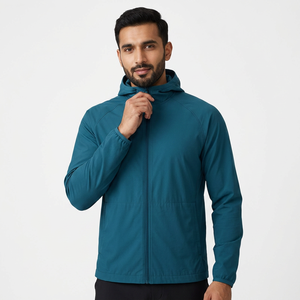 Men's Lightweight Hooded Windbreaker <b>Jacket</b> Quick Dry <b>Waterproof</b> Windproof UPF 50 Sun Protection <b>Plus</b> <b>Size</b> High Street Winter - Product Image 1