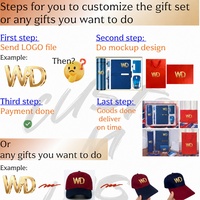 Ensemble cadeau d'affaires personnalisable, carnet en cuir A5, stylo, thermos, vente en gros pour la promotion d'entreprise